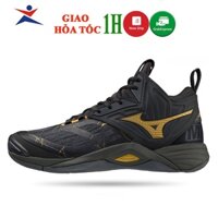 Giày mizuno BÓNG CHUYỀN nam WAVE MOMENTUM 2 MID V1GA211741 mới màu đen