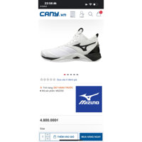 giày Mizuno giày bóng chuyền, tennis, cầu lông, pickerball seconhand bao check