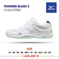 Giày mizuno thunder blade 2 trắng
