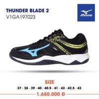 Giày mizuno thunder blade 2 đen