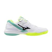 Giày Mizuno Wave Claw 3 – Trắng Đen Vàng