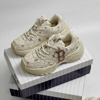 GIÀY M’LB BIG’BAG B CHUNKY MONOGRAM WHITE BROW LAI AU SC [ Full Box + Free Ship ]