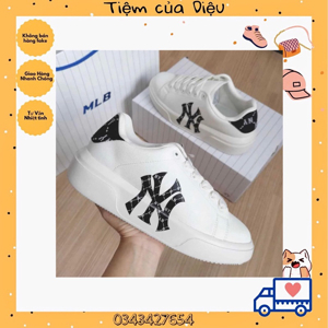 MLB Chunky Classic Mono Embo New York Yankees Shoes Cream