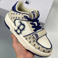 Giày MLB Chunky Nam Nữ Cao Cấp, Giầy MLB Chunky Liner Màu Đen, Xanh Độn Đế Tăng Chiều Cao Full Phụ Kiện