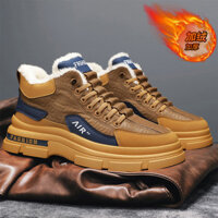 Giày mơ ước mùa thu đông giày cao cổ mới giày thể thao thoải mái giày cotton ấm