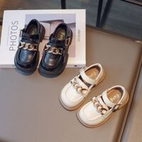 Giày Moca, giày lười trang trí dây xích mã M230