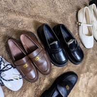 Giày moca nữ đế bệt fullbox