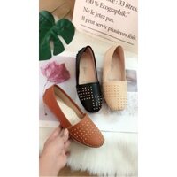 Giày Mọi (Lười) Da Bò Mềm Có Đính Kim Loại Độc Đáo Đẹp Hợp Thời Trang Q Nam Từ Liêm Q Hà Đông