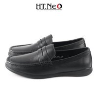 Giày mọi nam HT.NEO da bò nguyên miếng nhập khẩu siêu mềm, kiểu dáng sang trọng. quai kim loại D38