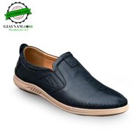 Giày mọi nam Mã: GL23536D da bò nhập khẩu mới nhất