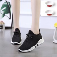 Giày mọi nữ đế bằng DDC2025 A67 Giày lười slip on đẹp giá rẻ mẫu mới hot trends 2019 màu đen đỏ tím xám giầy giay moi nu de bang giay luoi dep gia re mau moi mau den do tim xam + Tặng vòng đeo tay Sup nam nữ đeo được [bonus]