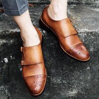 Giày monk strap nam cao cấp G122