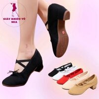 Giày Múa Cao Gót Đế Su Mềm Dẻo Êm Ái