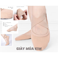 GIÀY MÚA THUN MỀM CO DÃN - Giày múa ballet chuyên nghiệp - Hàng Cao Cấp