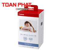 Giấy mực in ảnh (giấy in nhiệt) Canon KP-108 tờ khổ 10x15cm (108 tờ giấy ảnh + 03 phim) Canon KP-108 cho máy Canon Selphy CP820/CP910/CP1000/CP1200/CP1300/ CP1500