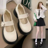 Giày mũi tròn búp bê cực xinh, đế 5p