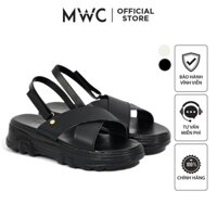 Giày MWC 2930 - Giày Sandal Đế Cao, Giày Sandal Quai Chéo Bản To Đế Cao Hot Trend