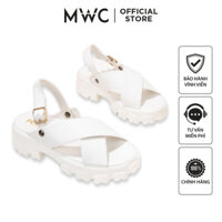 Giày MWC 2930 - Giày Sandal Đế Cao, Giày Sandal Quai Chéo Bản To Đế Cao Hot Trend