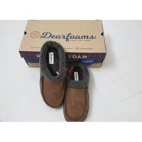 (Giày Mỹ hiệu DEARFOAMS) Giày lười WHIPSTITCH SCUFF SLIPPER