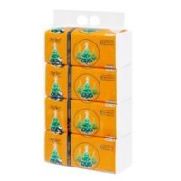 [Giấy My Lan] Giấy Rút Gấu Thông MyLan 3 Lớp (540 Tờ/Gói, 4 Gói/Xách) Tmark