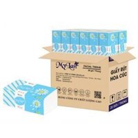 [Giấy My Lan] Giấy rút hoa cúc (20 gói/thùng) Tmark