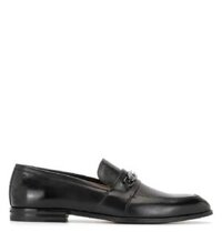 Giày Nam Bally Leather Wesper Penny Loafers 'Black'