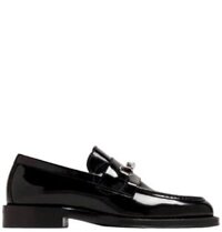 Giày Nam Burberry Barbed Stacked Heel Loafers 'Black'