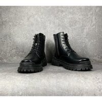 Giày nam cổ cao, boot nam tăng chiều cao 6,5 cm Zip New