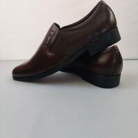 Giày nam da bò nappa cao cấp màu nâu