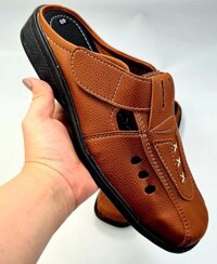 GIÀY NAM DA BÒ,QUAI CÓ LỖ THOÁNG KHÍ VÀ ĐƯỜNG VIỀN ĐẸP MẮT - 39 - Nâu