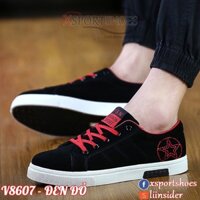 Giầy nam đen đỏ trẻ trung
