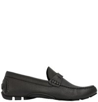 Giày Nam Dior CD Logo Leather Moccasins 'Black'