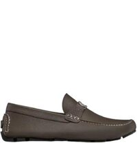 Giày Nam Dior Loafer Ebony Grained Calfskin 'Brown'