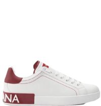 Giày Nam Dolce & Gabbana Calfskin Nappa Portofino Sneakers 'White'