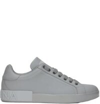 Giày Nam Dolce & Gabbana Calfskin Portofino Sneakers 'Grey'