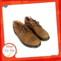 Giày Nam Dr.Martens Thấp Cổ - D12 Tăng Chiều Cao 3cm  ⚡ Tặng 1 đôi lót da thật chống hôi chân ⚡