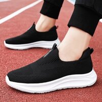 Giày nam Flyknit mùa xuân 2025 hot item, giày vải bố Bắc Kinh cũ, giày thể thao đi bộ thông thường