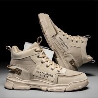 Giày nam full box, giày boot nam mẫu mới kiểu dáng cực ngầu, phong cách cá tính J 396