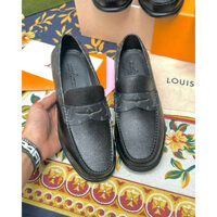 Giày Nam, Giày Louis Vuitton da taiga, Giày Loafer Nam, Giày Nam Công Sở Da bo Thật Cao Cấp Size 38 Đến 43