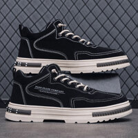 Giày nam - Giày nam sneaker da lộn trẻ trung, năng động P32