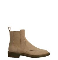 Giày Nam Hermes Ebony Ankle Boot Beige Sable
