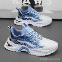 Giày nam mẫu mới Jue Lang Giày thể thao học sinh chạy bộ chống trượt Giày đế mềm dễ phối trào lưu giày trắng thường ngày