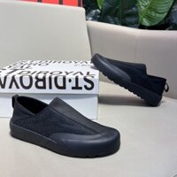 Giày Nam Một Chân Thoáng Khí Lưới Mỏng Giày Thể Thao Cũ Bắc Kinh Giày Vải Đen Công Sở Hợp Thời Trang Giày202528