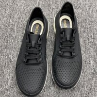 Giày Nam Mùa Hè Phong Cách Mới Dép Nam Rỗng Lưới Giày Thể Thao Đế Dày Chống Thấm Nước Chống Trơn Trượt Giày Nhựa Nam