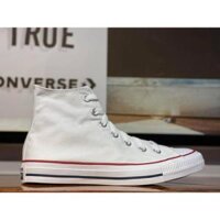 Giày nam nữ Converse cổ cao màu trắng cổ điển Chuck Taylor All Star Classic - 121184C M7650C - MÀU TRẮNG - 3.5