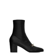 Giày Nam Saint Laurent Beau Boots In Smooth Leather 'Noir'