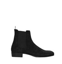 Giày Nam Saint Laurent Wyatt Chelsea Boots In Suede 'Black'