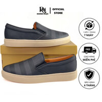 GIÀY NAM slip on,giày lười thời trang nam hót trend 2024,da dập vân thời trang,đế cao su đúc nguyên khối,khanhngoc_store