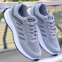 giày nam sneaker bitis hunter Giày nam giày thường ngày đế mềm thoáng khí mặt lưới mùa hè giày thể thao rỗng dệt bay giày chạy bộ nam giày đi làm thoải mái