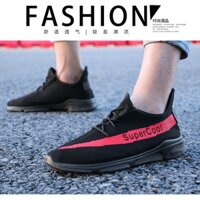 Giày Nam Sneaker Thể Thao SPISO A15 Dáng Mới trẻ trung năng động màu đen Tuanhung84